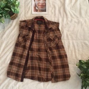 Ring of Fire Sleeveless Buttom Up